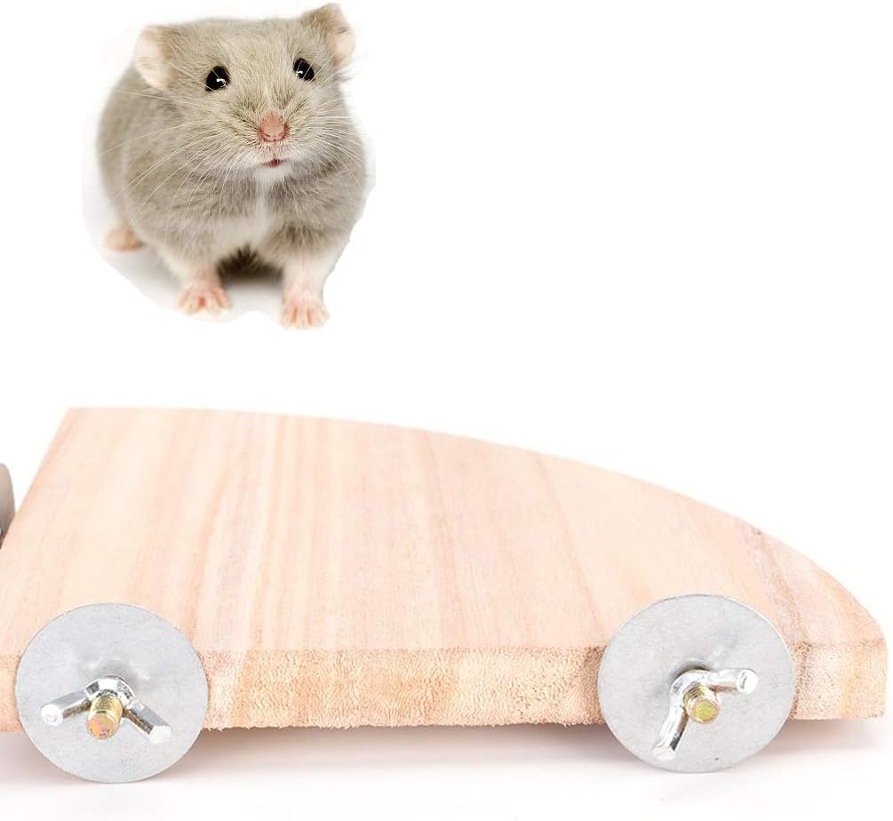 Parrot Cage Perch,Wooden Platform Stand,Cage Perches,Tree Springboard,Corner Shelf Laddered,Hanging Swing,Natural Wood Branches for Parakeets Bird Chinchilla Hamster Guinea Squirrel Hedgehog