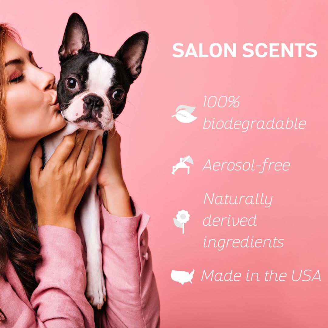 Bark2Basics Salon Scents Pet Grooming Cologne - 8 oz, Natural Professional Groomer Perfume for Dogs and Cats, Long Lasting, Deodorizing, Conditioning (Passion Fruit)