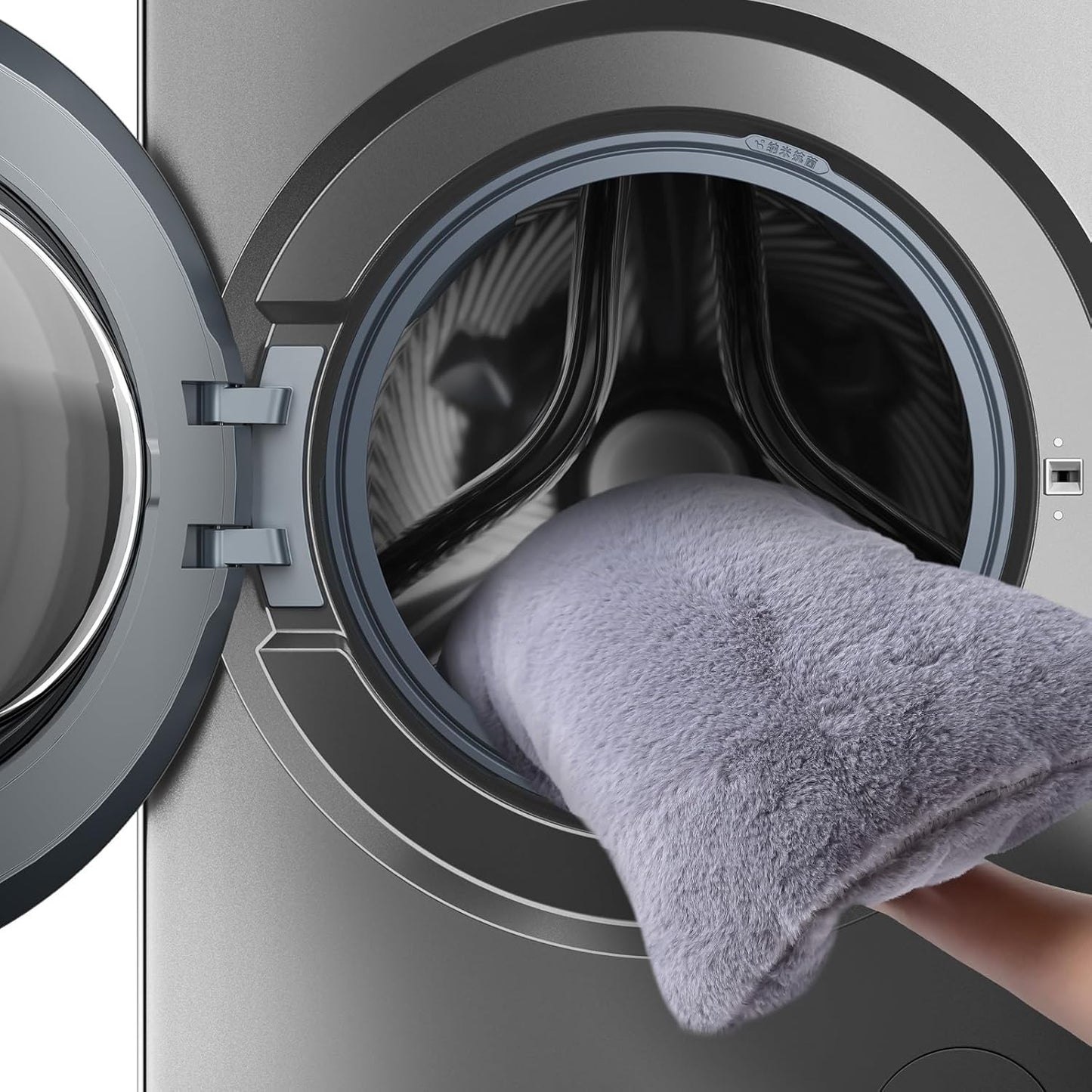 Amazon Basics Cat Cave Bed, 2-in-1 Foldable House for Indoor Cats, with Washable Cushion and Non-Slip Base, 15 x 15 Inches, Small