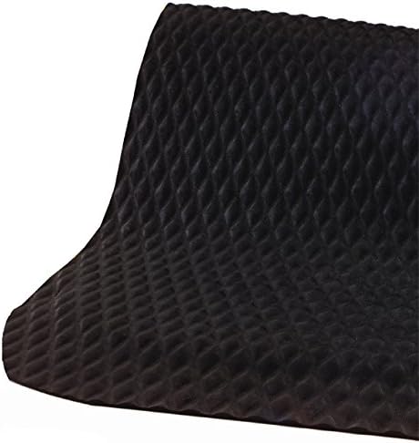 American Floor Mats Hog Heaven 5/8 inch Black & Yellow Border 3' x 4' Nitrile Backed Anti-Fatigue Comfort Mat