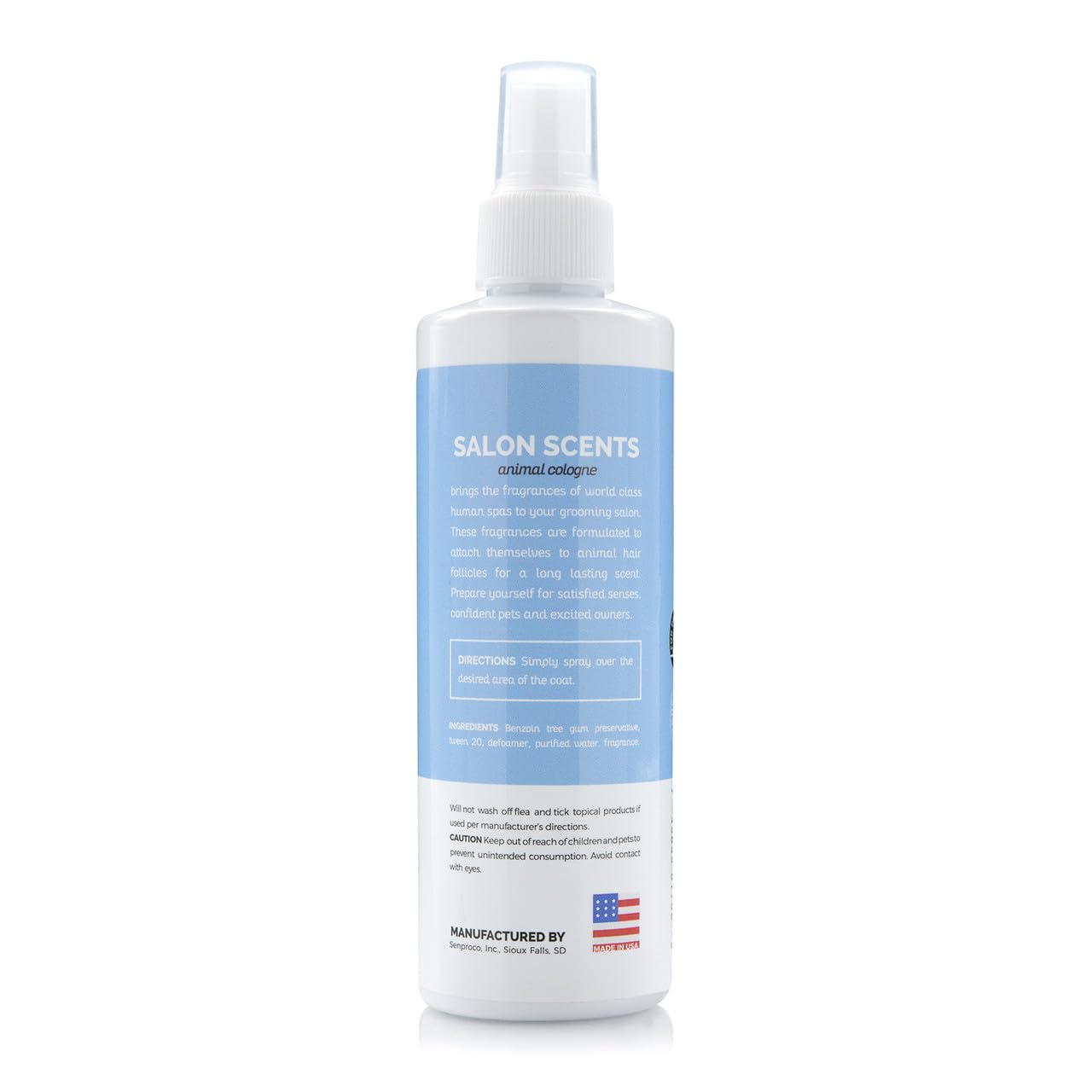 Bark2Basics Salon Scents Pet Grooming Cologne - 8 oz, Natural Professional Groomer Perfume for Dogs and Cats, Long Lasting, Deodorizing, (Vanilla Black Raspberry)