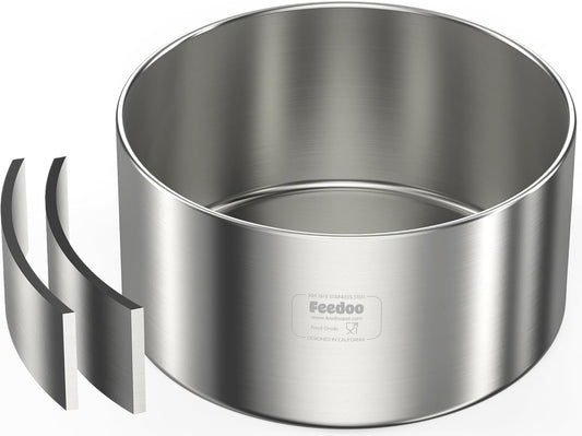 1Gallon Double Layer 304 Stainless Steel Dog Bowl - Insulated & Durable | Non-Slip Base | Easy to Clean | BPA-Free Safe Dog Water Bowl[128oz for Large Giant Breeds]