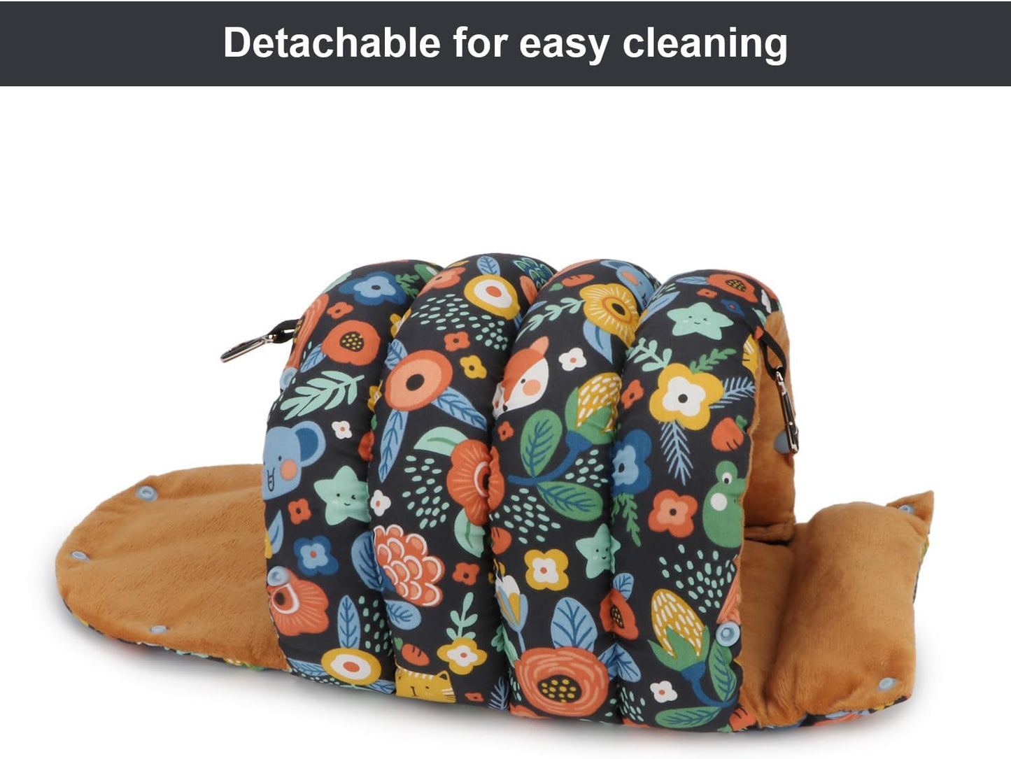 Wontee Bird Nest House Winter Warm Snuggle Hut Bird Bed Hanging Hammock for Parrots Budgies Parakeets Caique Senegal Cockatiels Conures (Medium, Black)