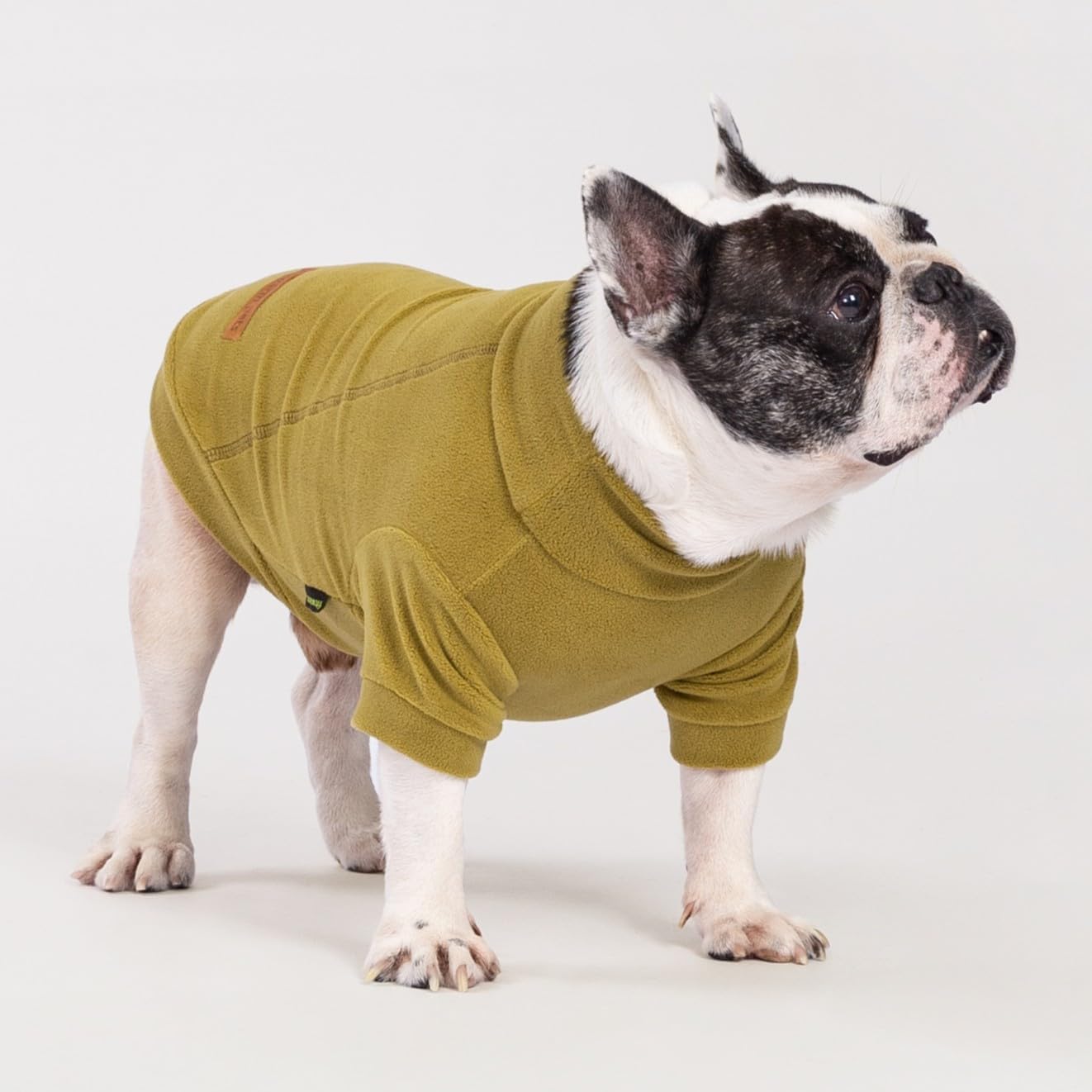 Fitwarm 3 Pack Classic Fleece Dog Sweater, Winter Clothes for Small Dogs Boy Girl, Turtleneck Dog Sweatshirt, Pet Pullover Jumper, Cat Apparel, Black, Olive Green, Cream, Small