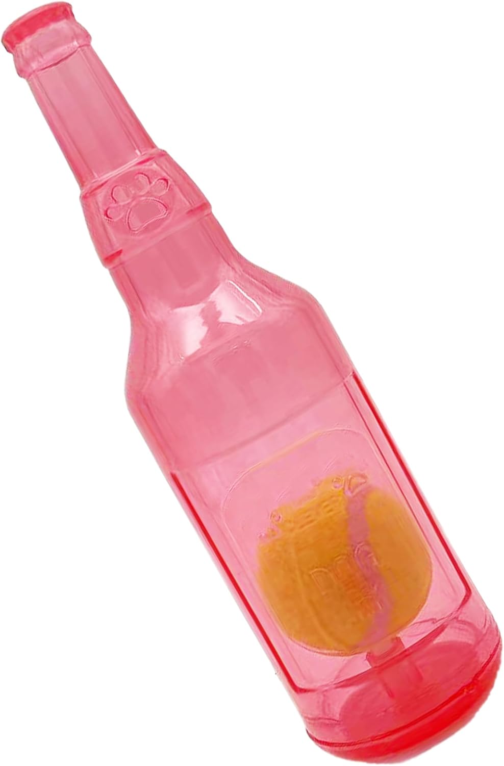 Floating Dog Chew Toy, Squeaky Indestructible Rubber Fetch Toy for Small Medium Large Dogs - Pool & Lake Water Toys Red S