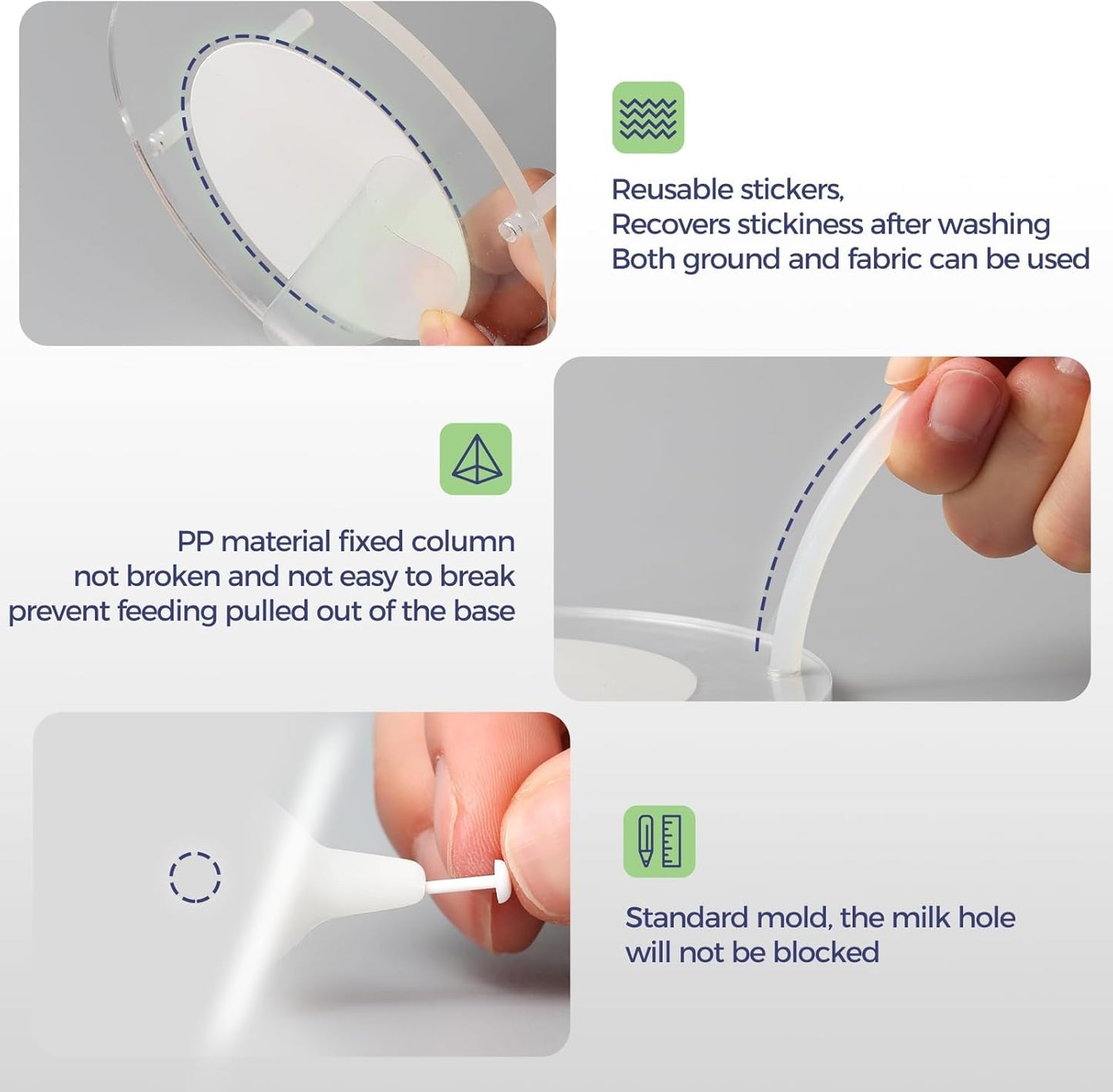 Kitten Bottle Feeding Kit, Puppy Feeders for Multiple Puppies with Support Base,Smooth Flow Nursing Nipple for Puppies,Ideal Replacement for Puppy Feeder,400ml Capacity(White)