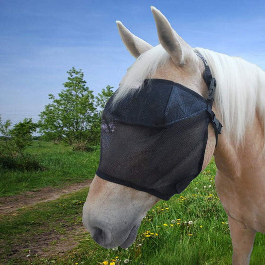 EquiVizor 95% UV Eye Protection (COB) Standard Horse Fly Mask - Help with Uveitis, Corneal Ulcer, Light Sensitivity. Designed to Stay On Your Horse, Off The Ground.