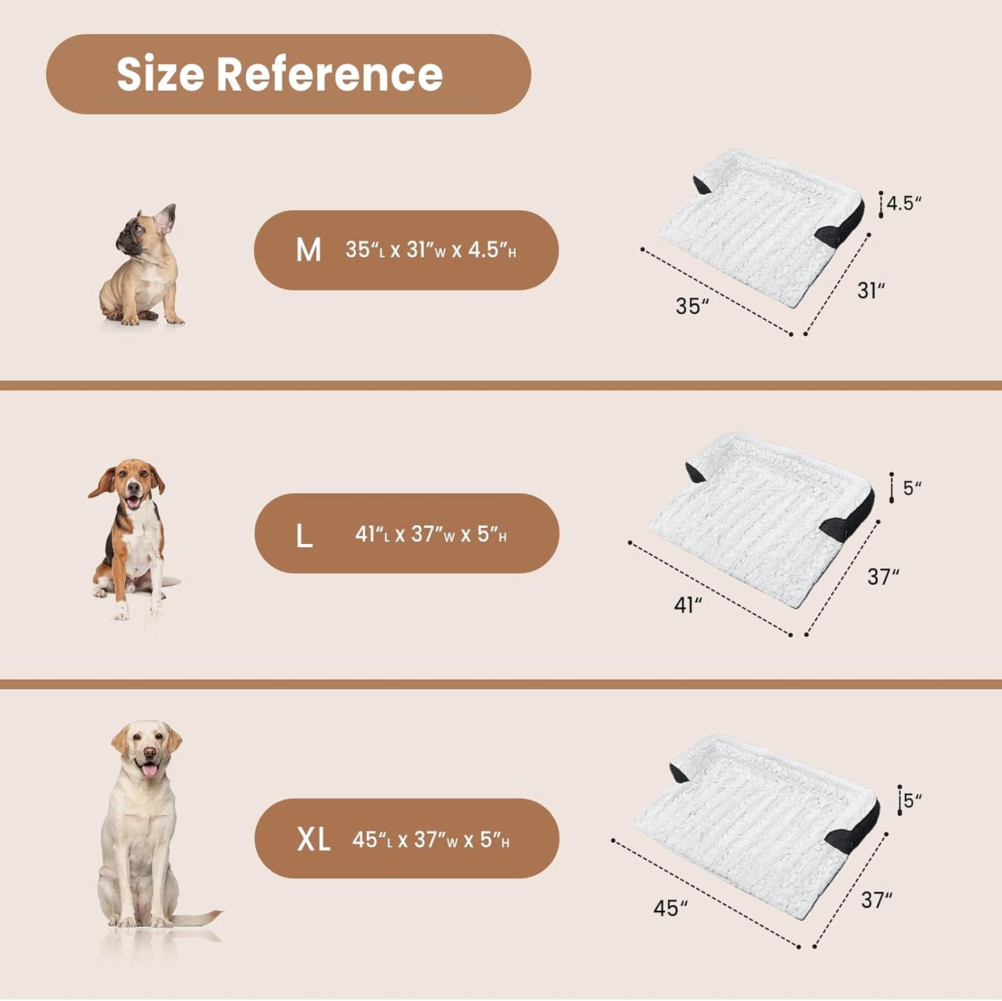 Calming Dog Bed for Couch, 35 x 31 inch Removable Couch Cover for Dogs/Cats Washable, Non-Slip Fluffy Plush Dog Sofa Mat for Furniture Protector - Grey