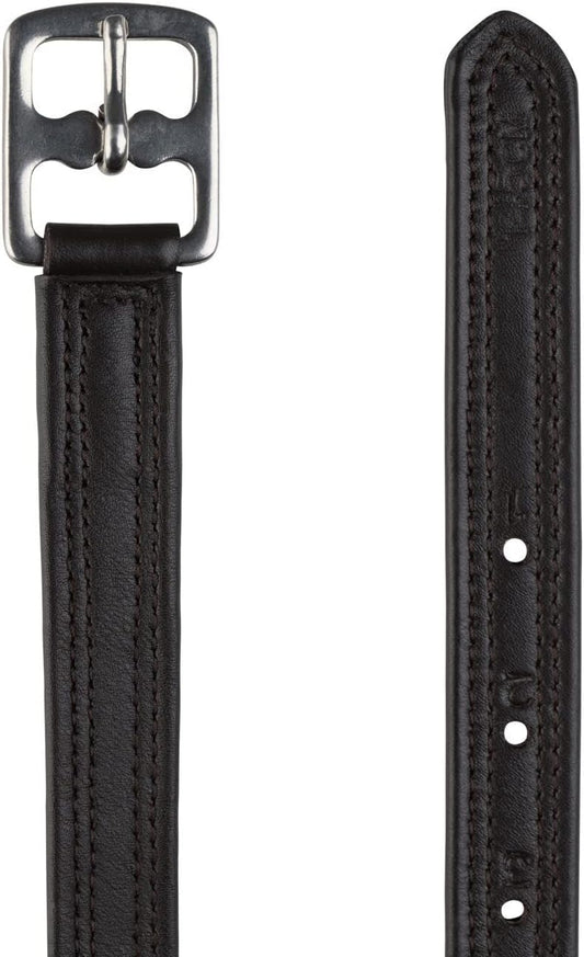 HORZE Double Stitched Adjustable Stirrup Leathers with Nylon (Pair)