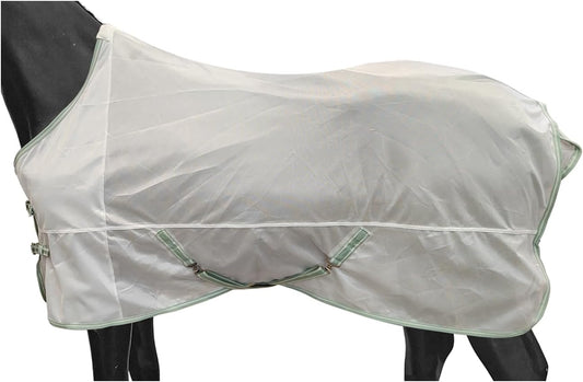 BARN & STABLE Breathable and Tear-Resistant Horse Fly Sheet with UV Protection Equine Summer Sheet Horse Fly Blanket with Removable Web Leg Straps