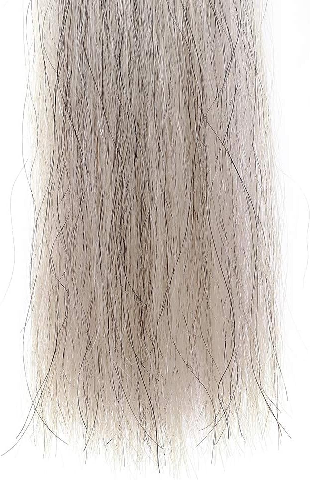 Horse Tail Extensions with Braided Horsehair Loop, Blunt Cut Bottom, 28-30 inches Long and 3/8 lb Weight