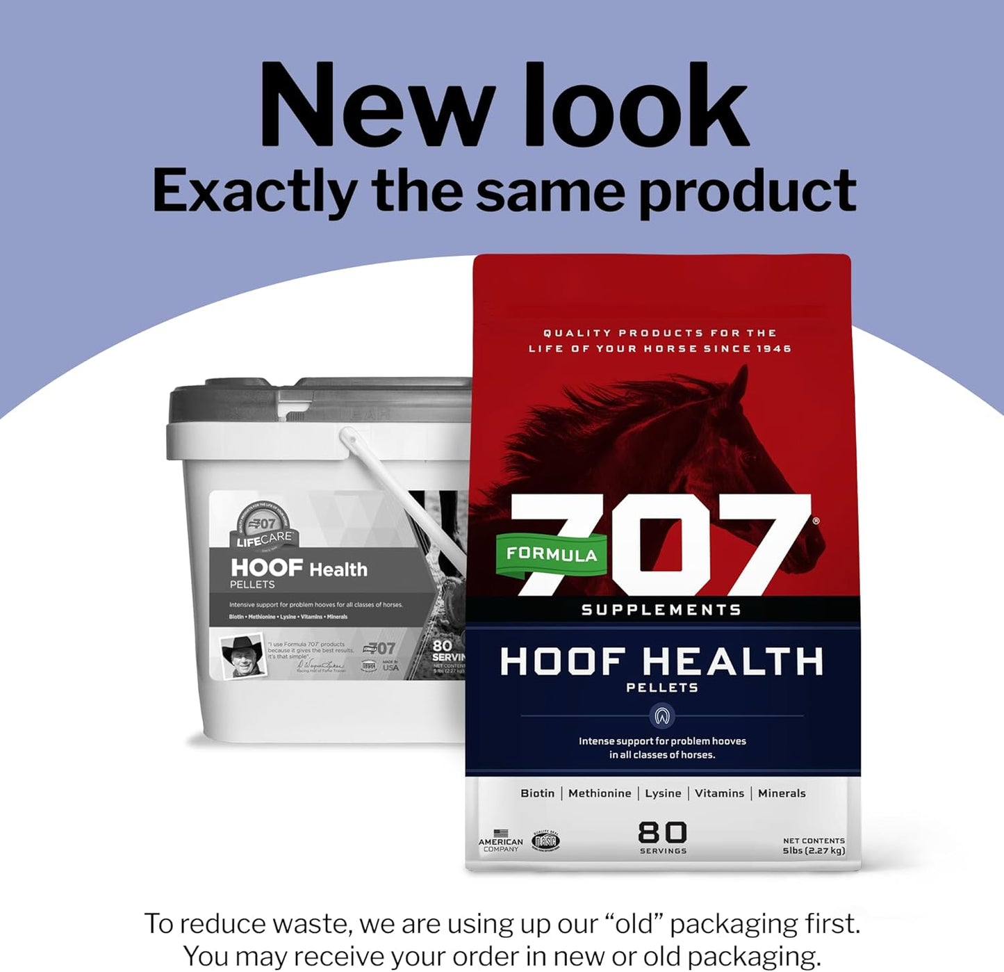 Formula 707 Hoof Health Equine Supplement, Daily Fresh Packs, 56 Day Supply - Biotin, Amino Acids, and Minerals to Improve and Support Healthy Horse Hooves