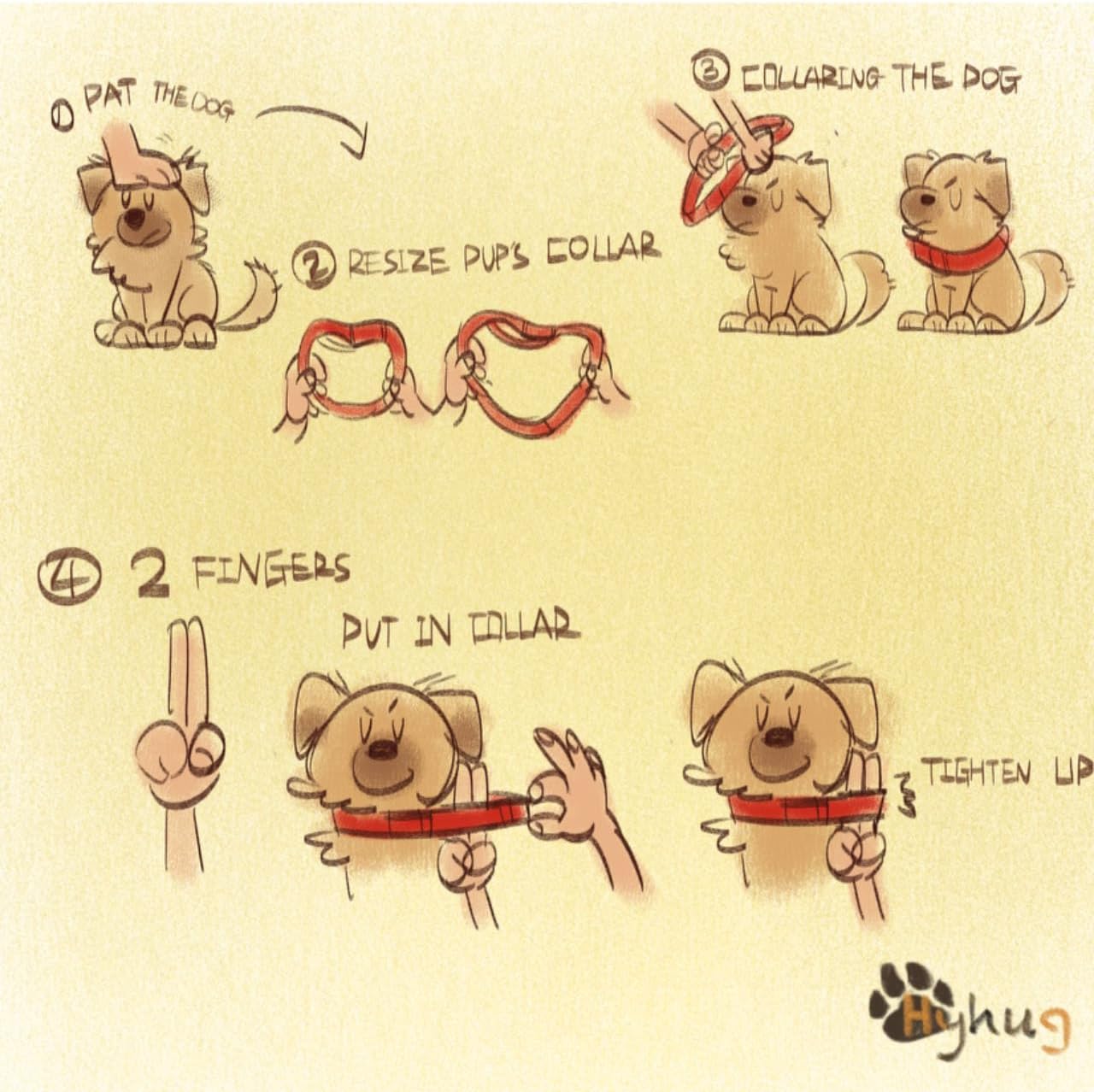 Hyhug Pets Premium Upgraded Heavy Duty Nylon Anti-Escape Martingale Collar for Boy and Girl Dogs Comfy and Safe - Professional Training, Daily Use Walking. (Medium, Ultra Violet)