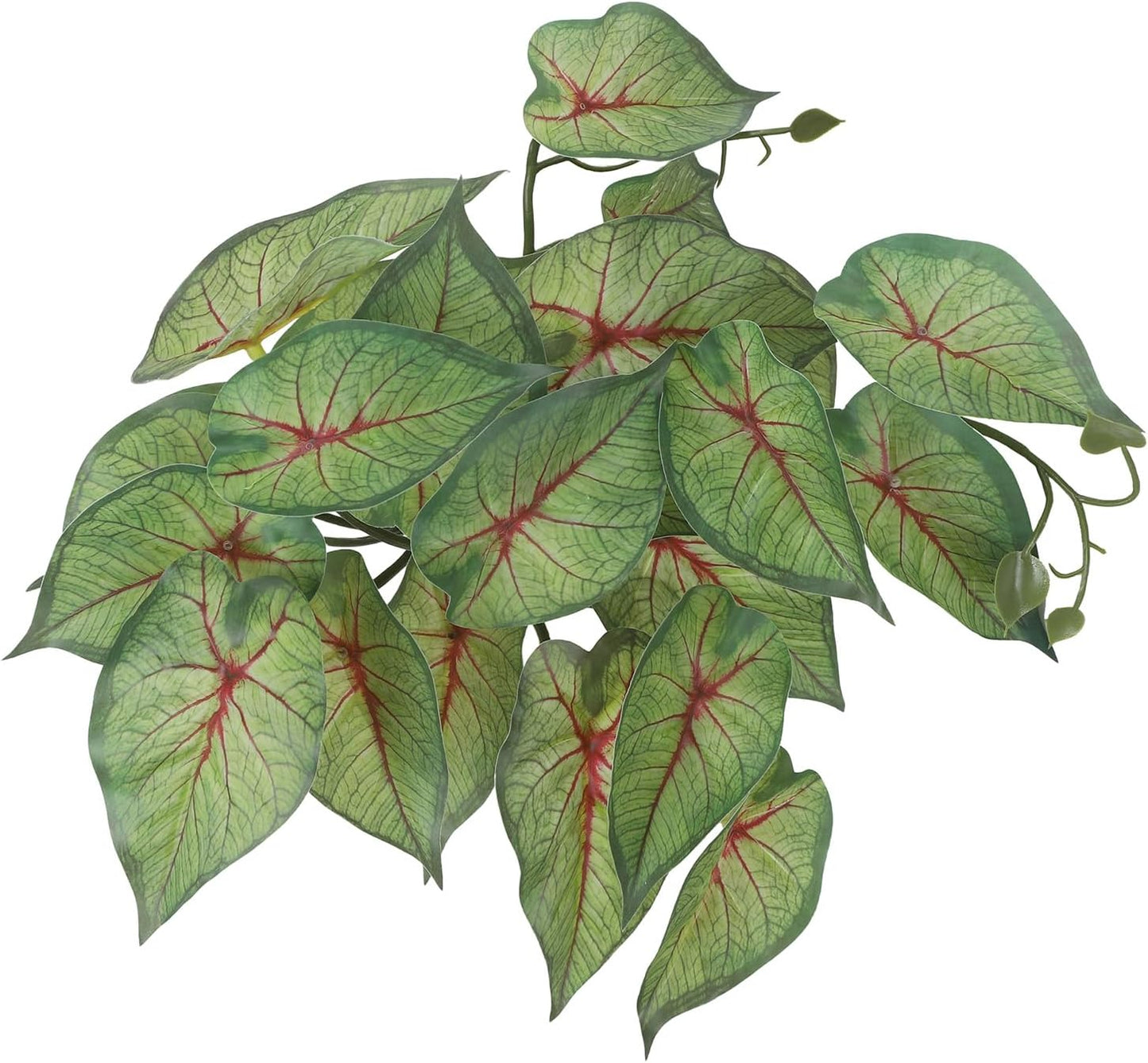 IBWell Fake Reptile Plants for Reptile Terrarium Plants, Reptile Plant Décor, Turtle Tank Plants with Suction Cup