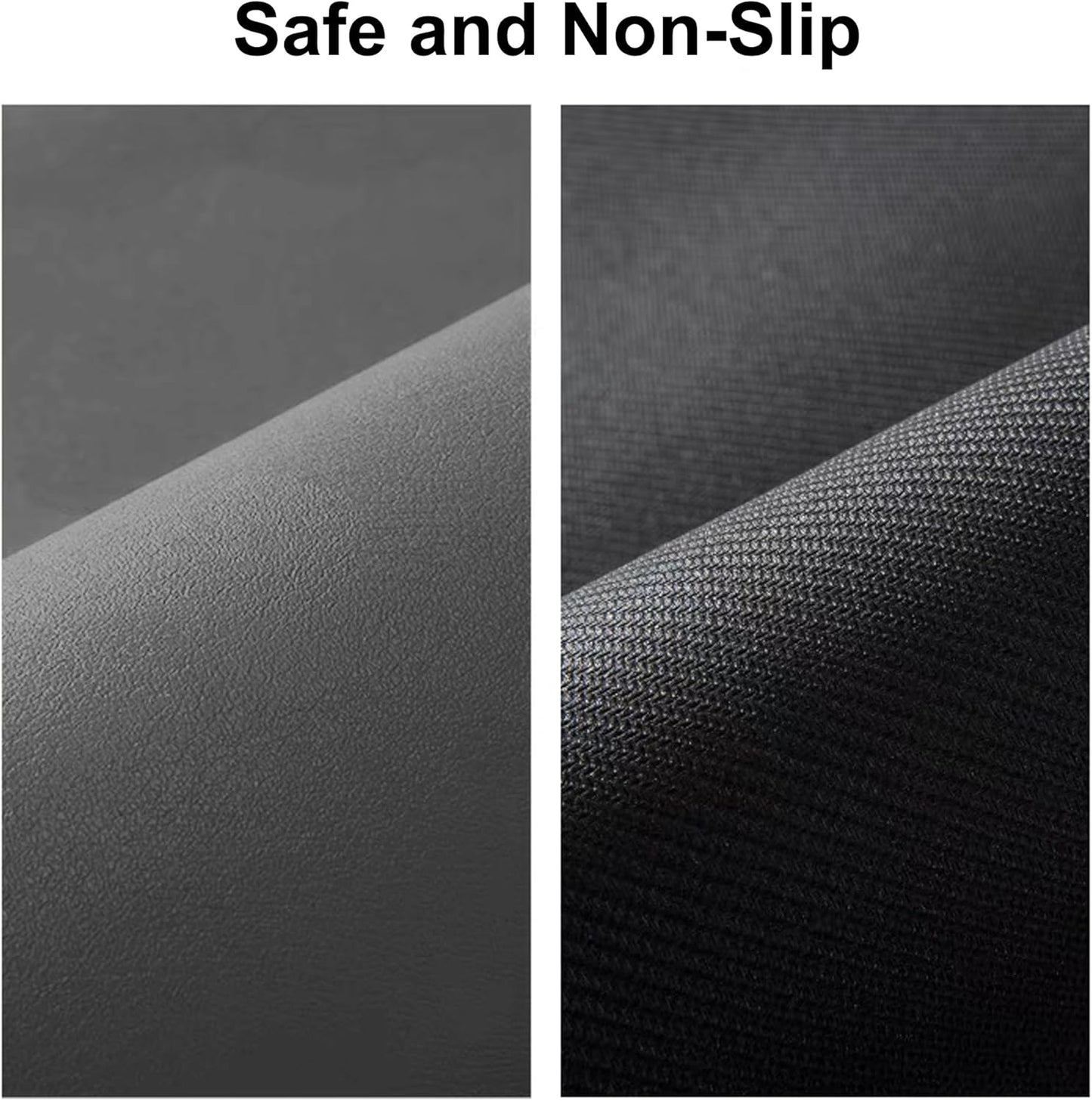 YCT Cat Food Mat for Pet Dogs - Non-Slip Super Absorbent, with Multiple Cat Heads Logo, 18.1 x 11.8 Inches, Black