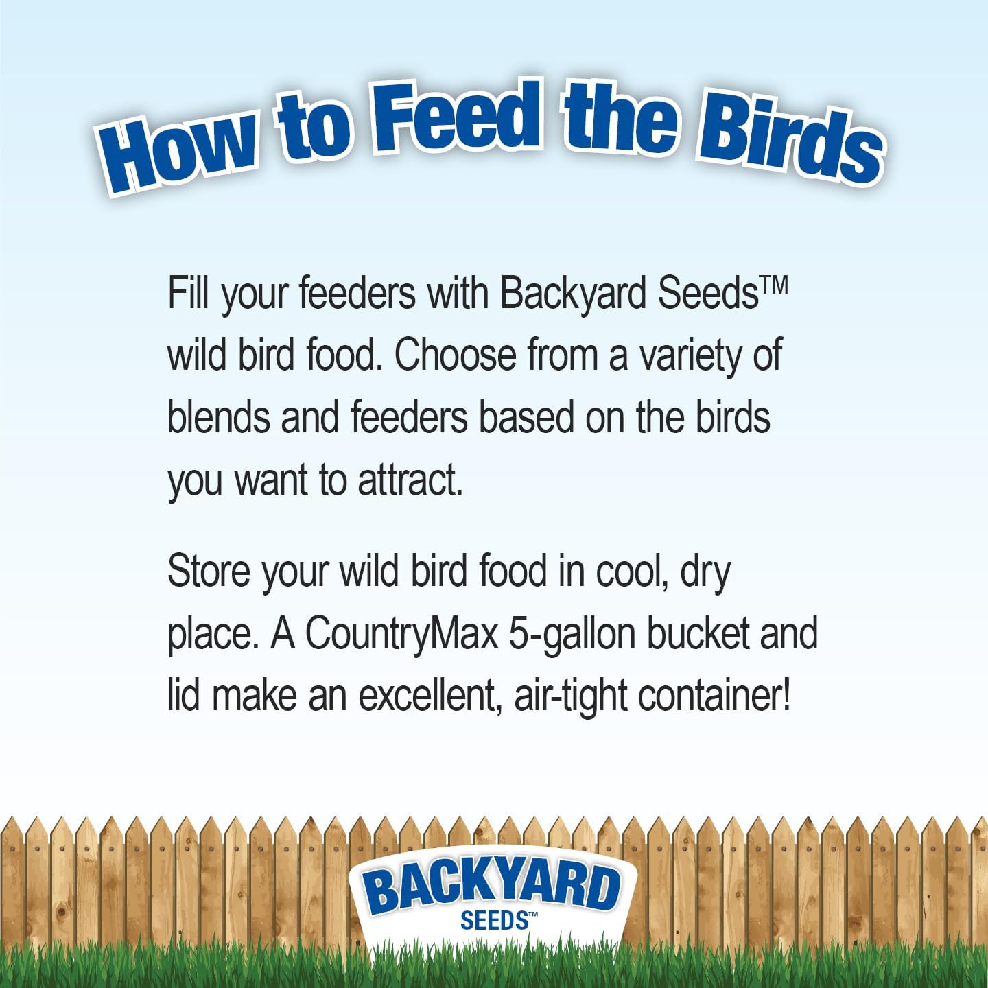Backyard Seeds Songbird Blend Mixed Bird Seed - Attracts Bluebirds, Cardinals, Chickadees (7 Pounds)