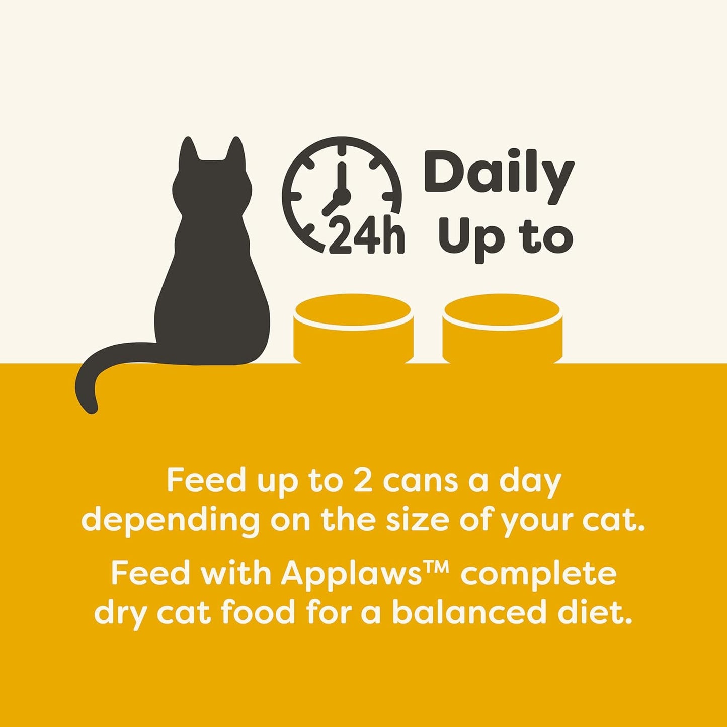 Applaws Wet Cat Food, 24 Count, Limited Ingredient Canned Wet Cat Food, Chicken Breast with Cheese in Broth, 2.47oz Cans