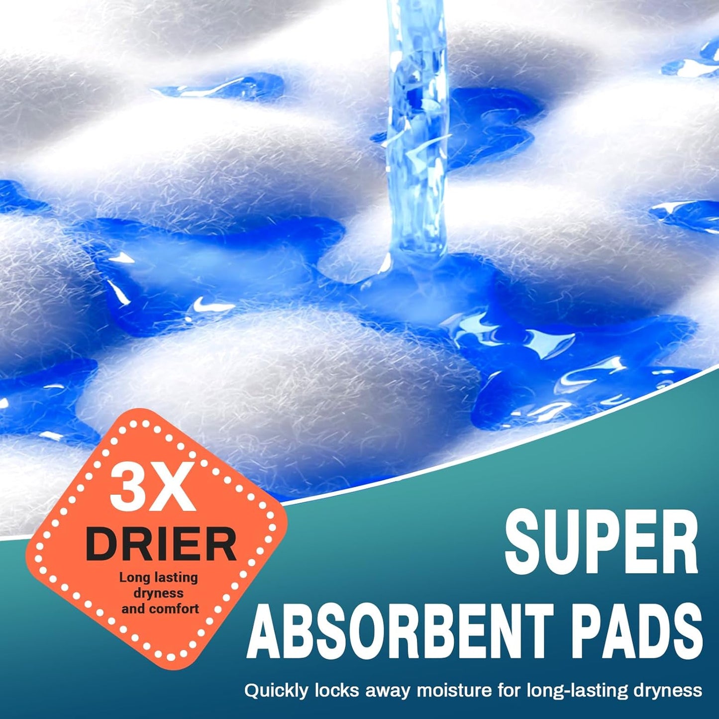 AAY Bed Pads Disposable 30" x 36" (50 Count), Extra Large Super Absorbency Disposable Underpads for Incontinence, Premium Leakproof Protective Chucks Pee Pads for Adult, Kids, Puppy Training