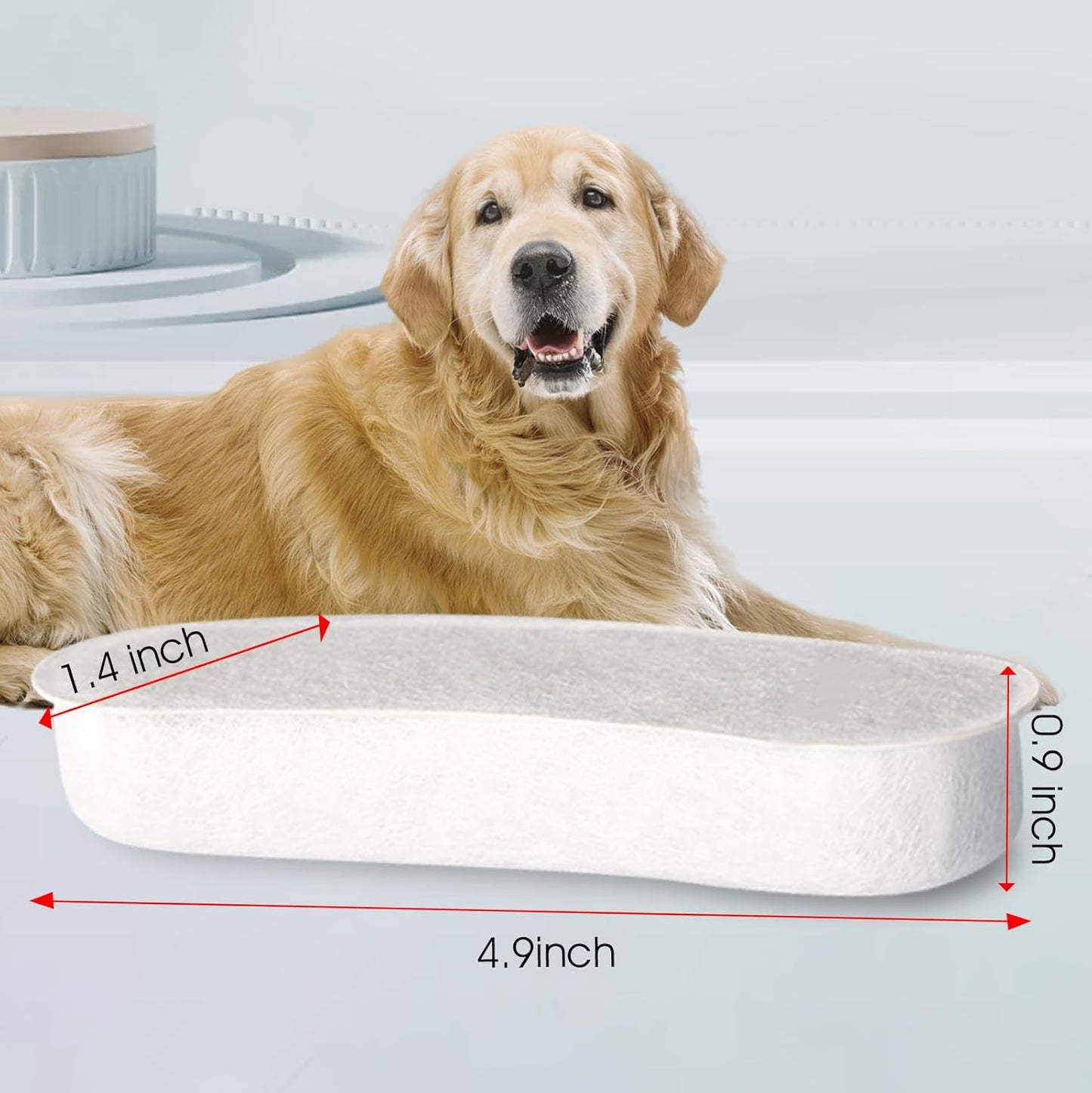 Dog Water Fountains by WOPET, 4 Pcs Pet Water Fountain Filters for W600 Dog Fountain, Large Dog Fountain Filter Replacement Cats,Pets