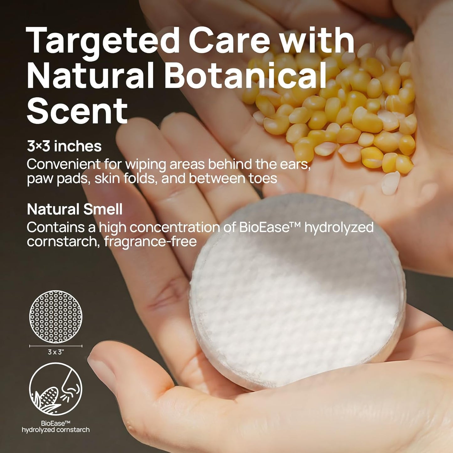 HICC PET Itch Relief Wipes for Dogs & Cats, Rapidly Relieves Itching, Soothes Hot Spots and Skin Irritations, Hypoallergenic Hot Spot Treatment Cleaning Wipes, Alleviate Dry Itchy Skin - 100 Count