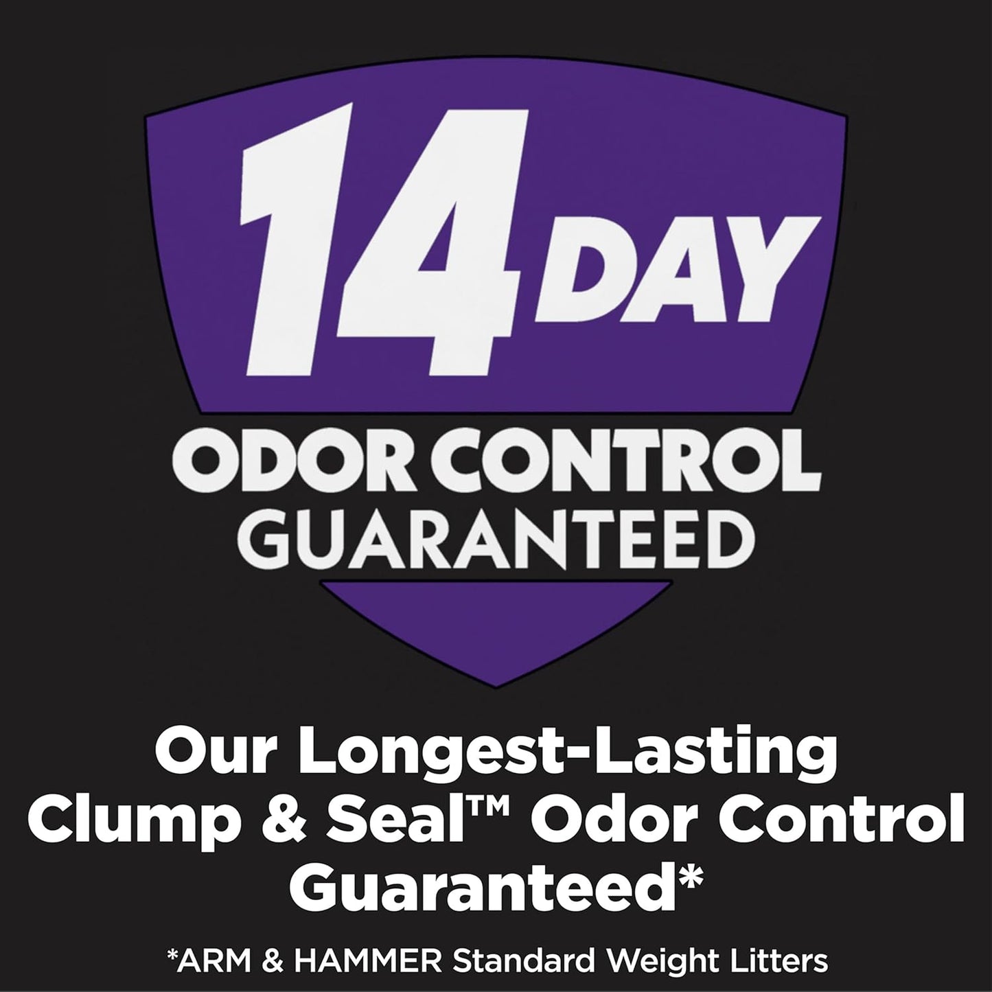 ARM & HAMMER Clump & Seal SLIDE Platinum Multi-Cat Clumping Litter, Easy Clean, Superior Odor Control, 37 Lbs