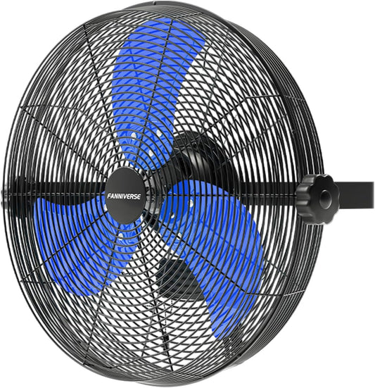14 Inch Wall Fan Pro Series - Waterproof Motor High Velocity Wall Mount Fans for Commercial, Residential, Warehouse, Covered Patio, Shop, Garage, Barn 3 Speed 3000 CFM UL Safety Listed