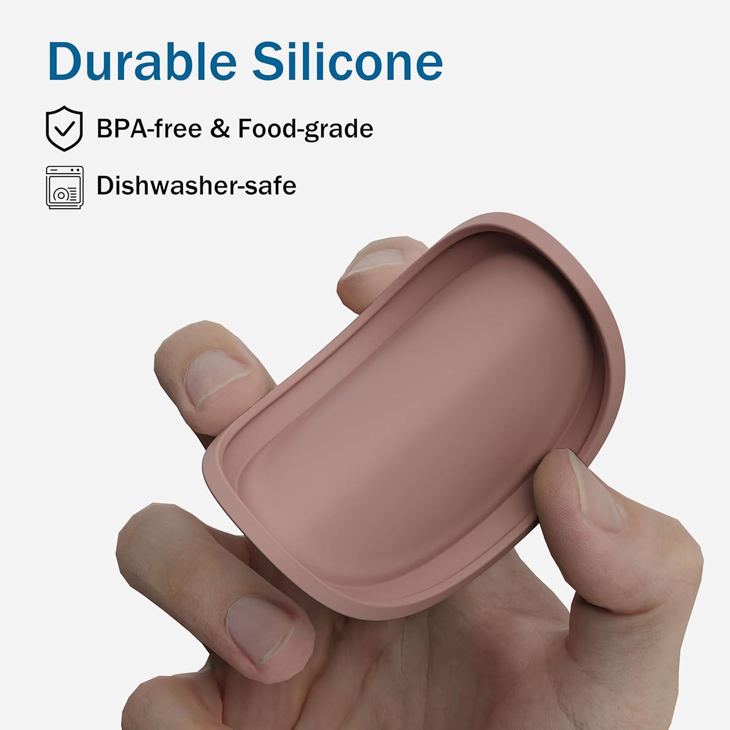 OHMO 2 Pack Pet Food Can Lids, (3.3 in / 85mm) Silicone Pet Food Can Lids Covers for 5.5 oz Cat and Dog Food Cans, Mars&Coral