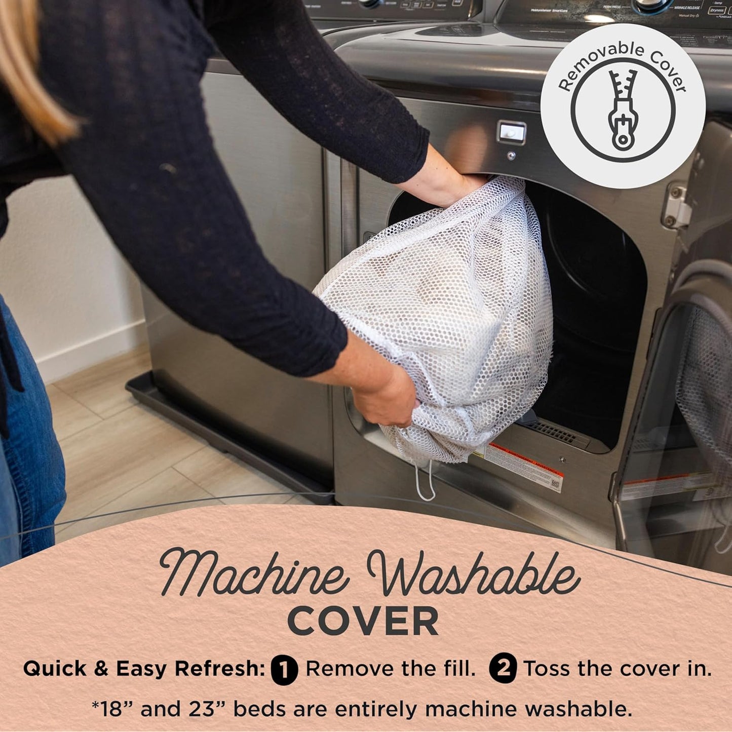 Best Friends by Sheri Original Calming Donut Dog and Cat Bed, Lux Faux Fur, Dark Brown, (30in x 30in) - Anxiety Relief for Pets Up to 45 lbs