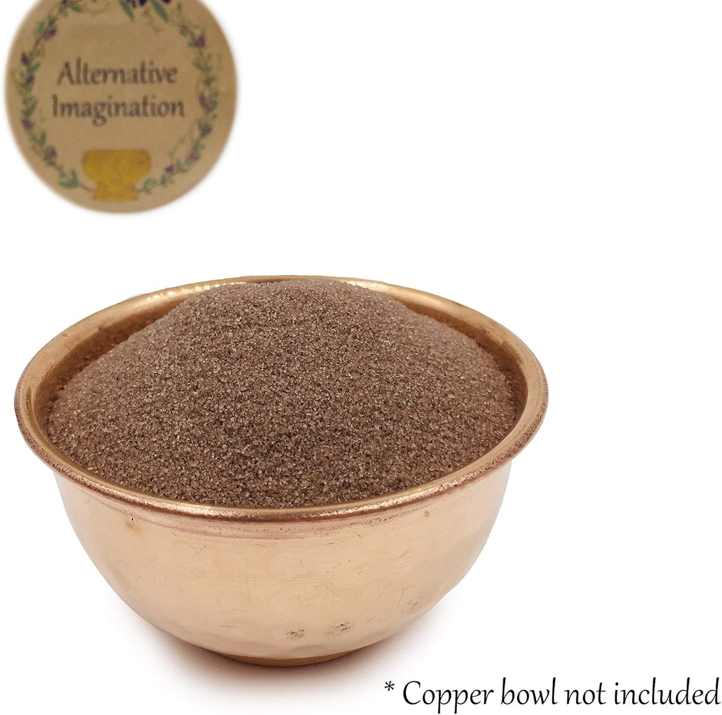 Brown Sand - Fine Sand for Zen Garden, Resin Incense Burner, Smudge Bowl, Ritual Incense, Cast Iron Cauldron, Unity Ceremony, Sensory Bin Table, Mandalas, Crafts by Alternative Imagination (1 Pound)