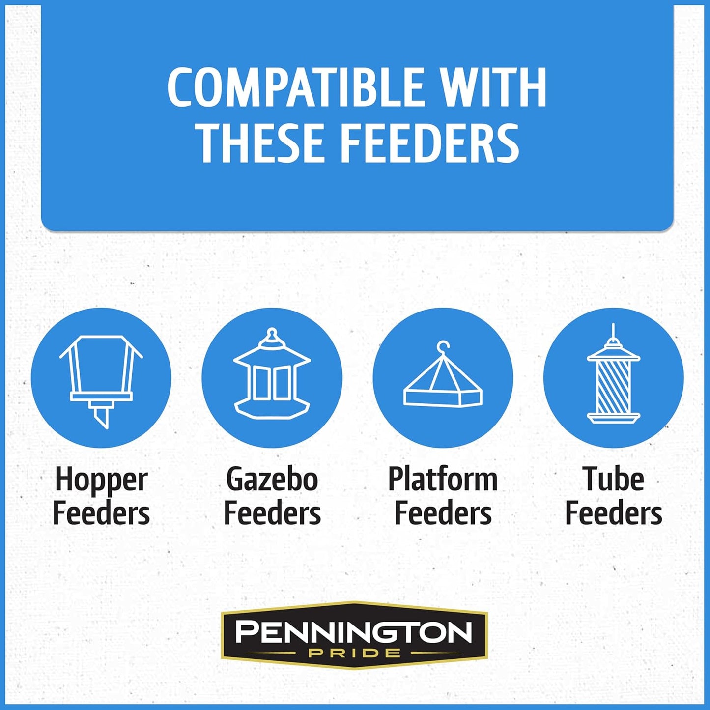 Pennington Select Chips & Bits Wild Bird Seed for Outside Feeders, High-Protein, No-Hull & No-Waste, Sunflower Chips & Peanut Bits Attract Songbirds,15-lb. Bag