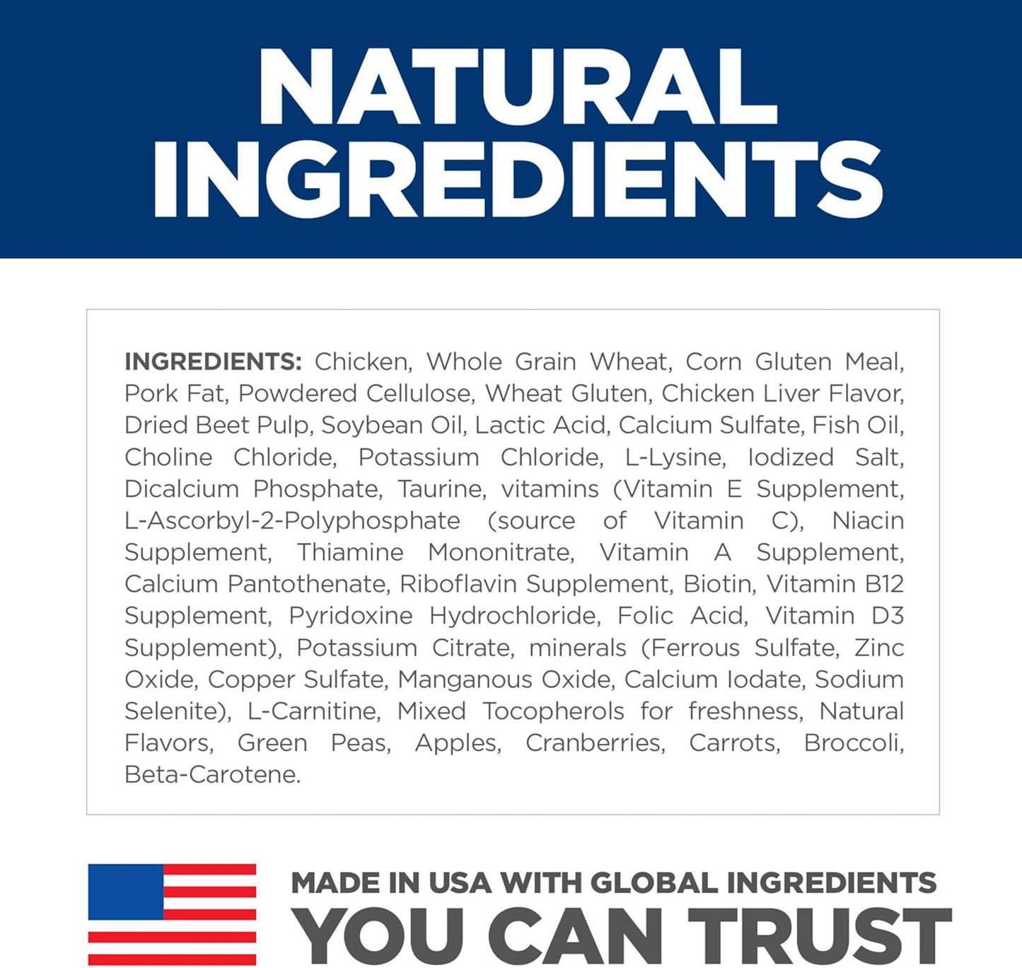 Hill's Science Diet Urinary Hairball Control, Adult 1-6, Urinary Track Health & Hairball Control Support, Dry Cat Food, Chicken Recipe, 15.5 lb Bag