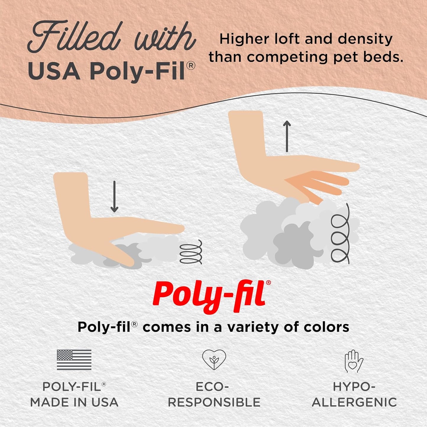 Best Friends by Sheri Original Calming Donut Dog and Cat Bed, Shag Faux Fur, Taupe, (36in x 36in) - Anxiety Relief for Pets Up to 100 lbs