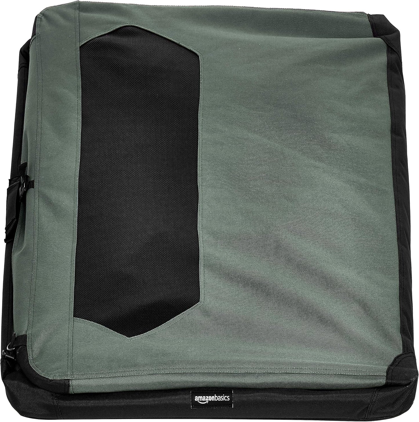 Amazon Basics Folding Portable Soft Pet Dog Crate Carrier Kennel, 42 x 31 x 31 inches, Grey